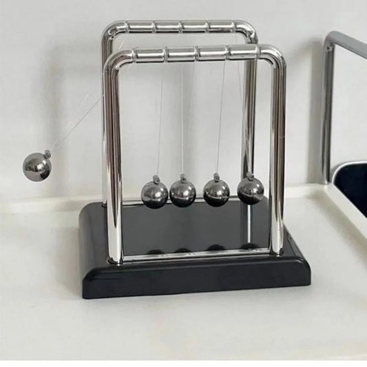 Newton’s Cradle Balance – Classic Steel Ball Physics Pendulum Desk Toy