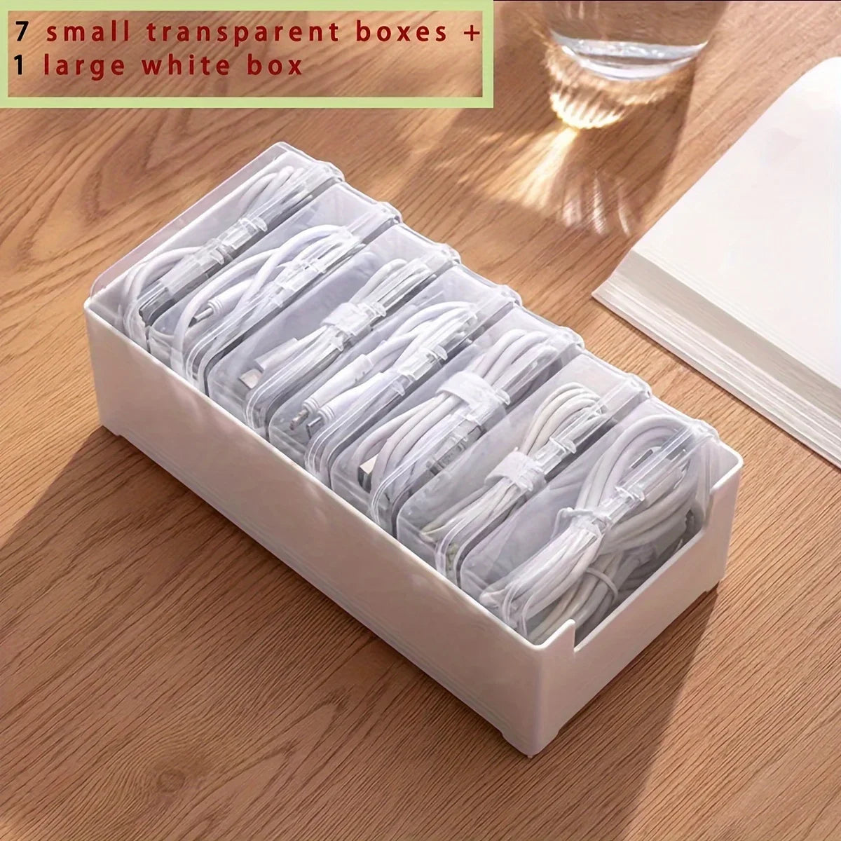 Desktop Data Cable Storage Box