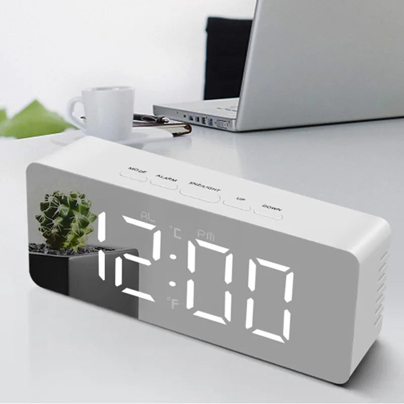 LED Digital Desk Clock – Minimalist Desktop Display