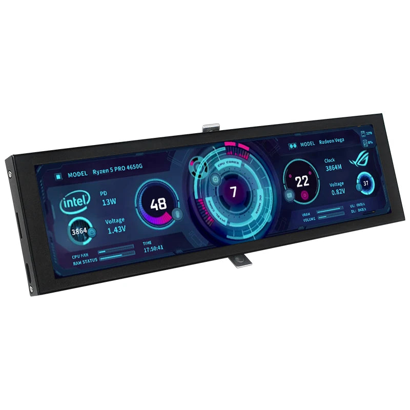 8.8" Ultra-Wide IPS Smart Secondary Display – Hardware Monitor with TURZX Integration